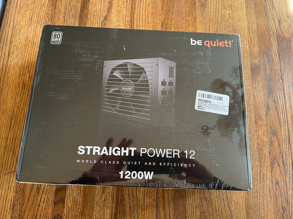 Be Quiet! 1200W Straight Power PSU.