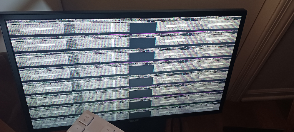 Scrambled "Windows" Display