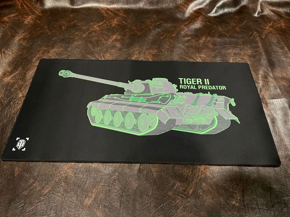 A better picture of the WOT mouse mat.