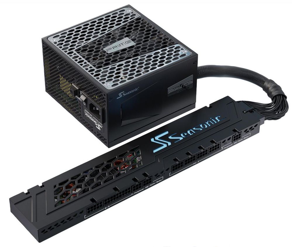 Seasonic CONNECT Comprise PRIME 750W 80+ Gold Power Supply and A Backplane Could Be Mounted on PC Case with Magnets to Provide for Connections to All Components. Best Solution for Cable Management.