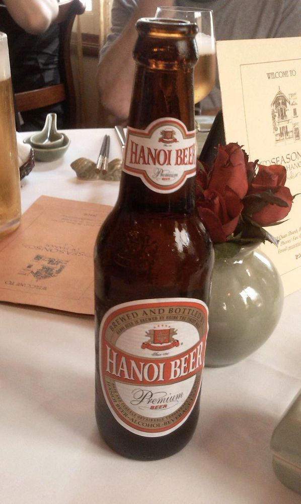 The beer in Vietnam was decent.