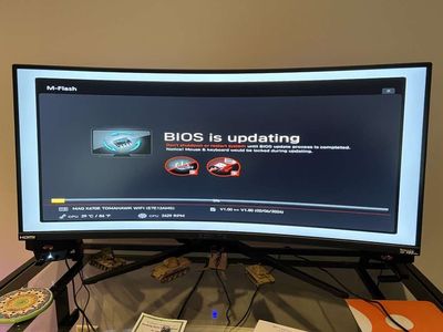 Updating the BIOS can be risky - don't interrupt the process!