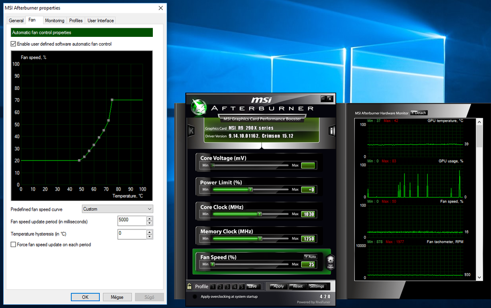 Msi afterburner fan speed не работает