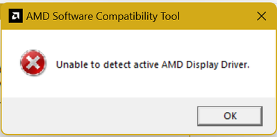 AMD Compatibility Tool Pop-Up