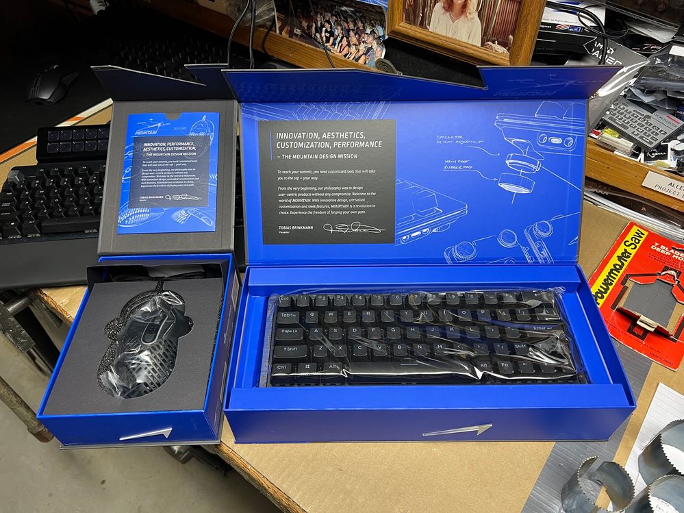 Oh look, a new keyboard and mouse from Mountain.  On sale, it cost under $50 USD.