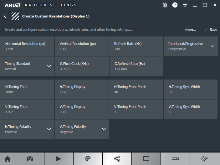 Create Custom Resolution Problems - AMD Community