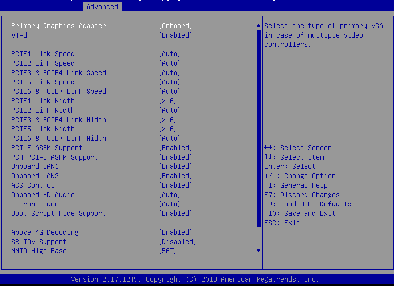 Chipset BIOS Settings