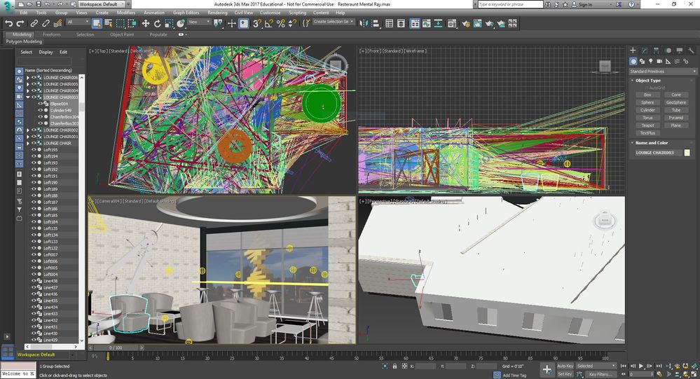 3ds max wireframe это