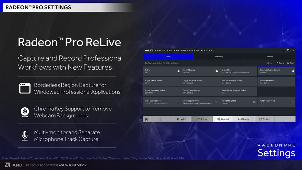 Программное обеспечение amd radeon. AMD Radeon Adrenalin Edition. Radeon Pro relive. AMD: Pro Edition. Radeon Pro software.