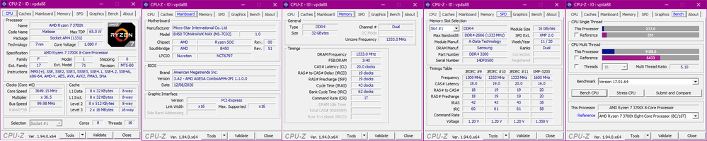 Benchmark and Info