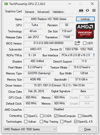 AMD Radeon HD 7600 series spec.gif
