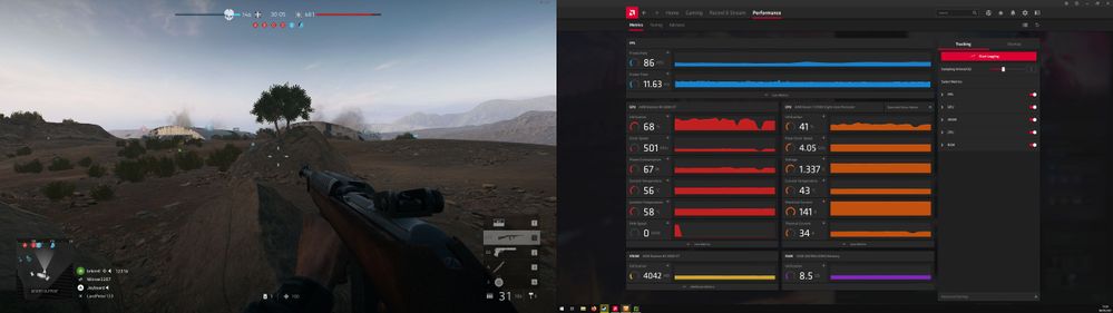 Battlefield 5 -1440p - DX 11 - Low Details - 86 FPS