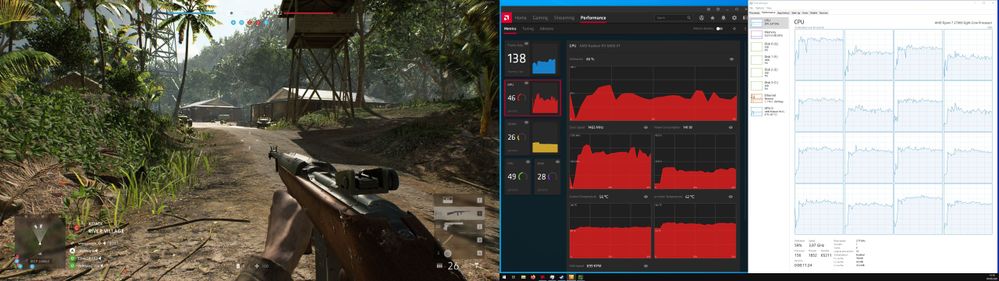 Adrenalin 20.12.2: Battlefield 5 -1440p - DX 11 - Low Details - 138 FPS