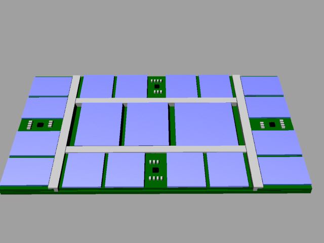 4 RAM modules connected