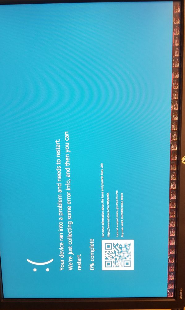 intermittent windows 10 blue screen