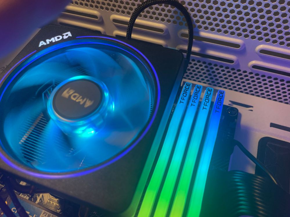 Proudly presenting 64 gigs of TFORCE RGB RAM