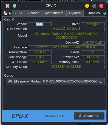 GPU Radeon RX 580