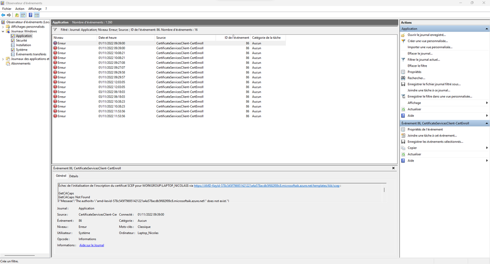 SCEP Certificate Enrollment Initialization Errors AMD Community