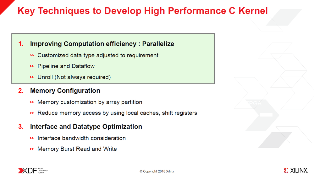 Key Techniques to Develop High Performance C Kernel