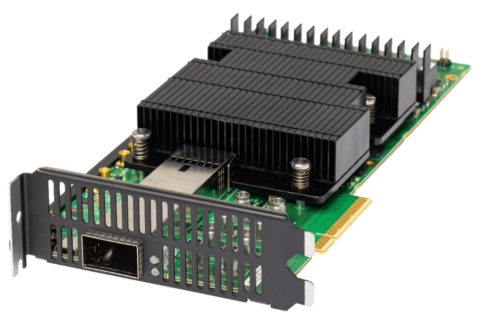 <Figure 2. Xena's Freya-800G-4S-1P 4-speed 800G (112Gbps SerDes) dual-media Ethernet test module is part of the Valkyrie TGA platform>