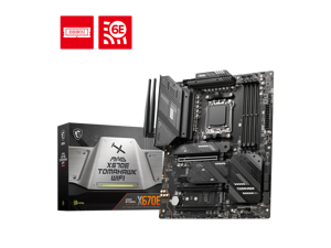 MSI motherboard with the X670E chipset.