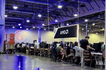 Our AMD Fan Row / HQ in the BYOC