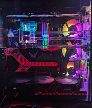 One of the rigs we used for our influencers here at AMD!