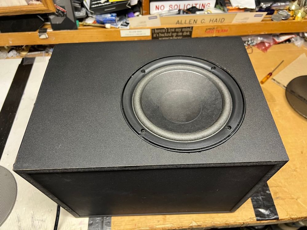 I successfully swapped out the bad speaker with a good speaker from my spare unit.