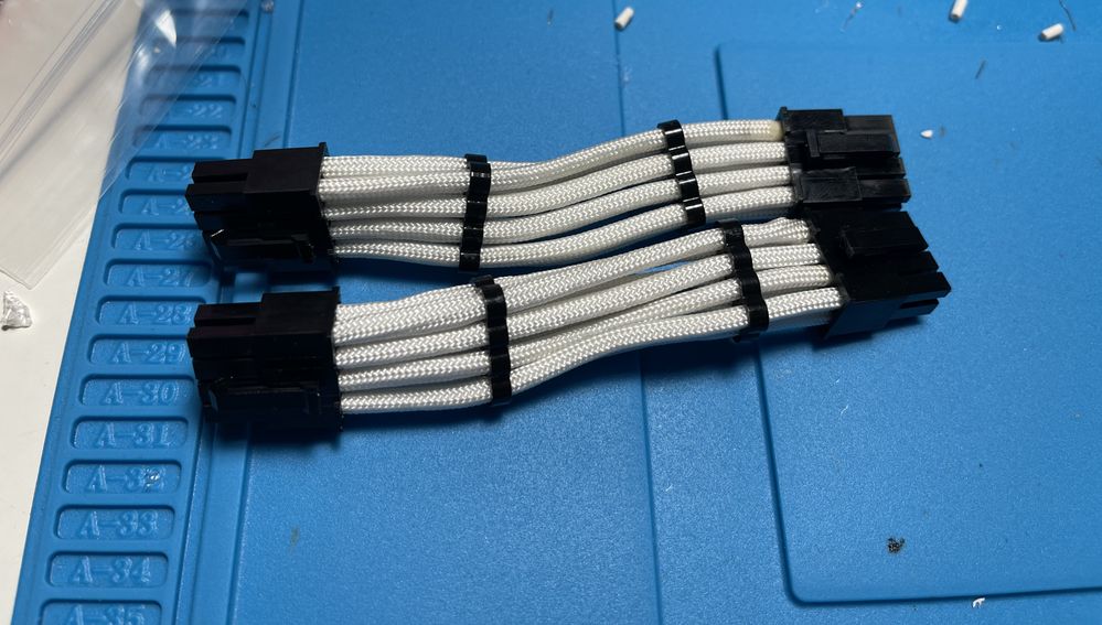 two complete 8 pin pcie cables.