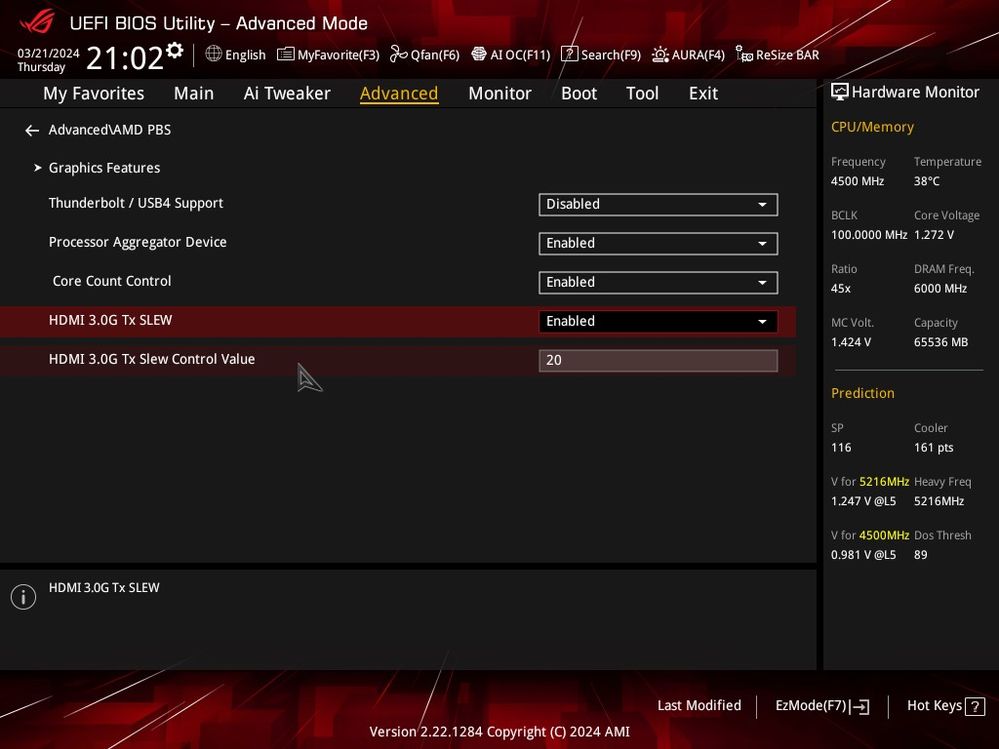 AMD PBS HDMI 3.0G TX SLEW