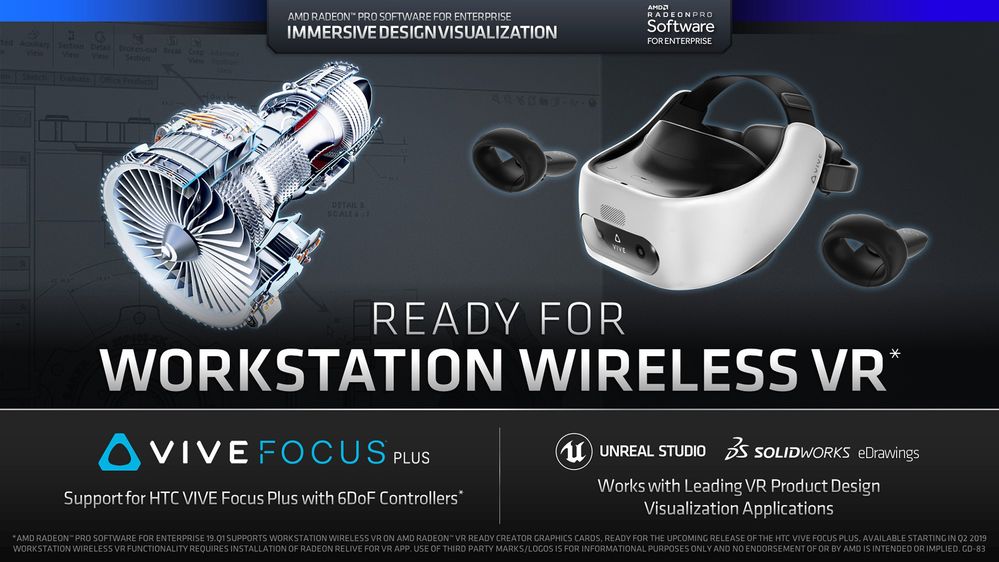 Radeon Pro Software for Enterprise 19.Q1 HTC Vive Focus Plus Support_1920.jpg Radeon Pro Software for Enterprise 19.Q1 HTC Vive Focus Plus Support_1920.jpg