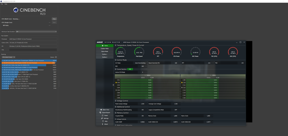 X470 Ryzen 5950 Multithreaded