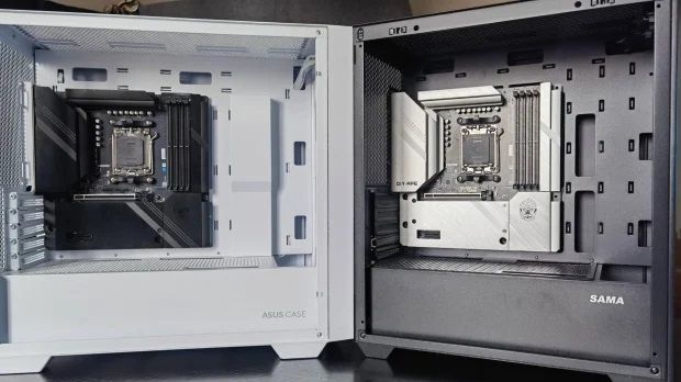 You can easily mod a case to accommodate these new motherboard designs.